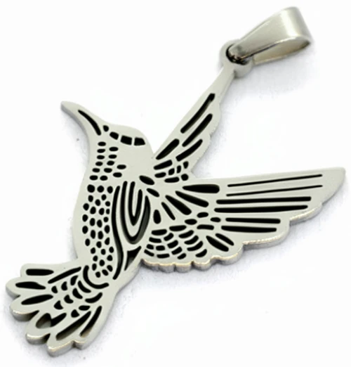 Dije de Acero Quirurgico colibri 30mm